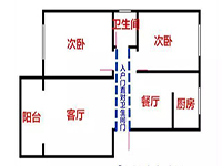 入戶門正對(duì)著衛(wèi)生間，客人來(lái)了太尷尬了